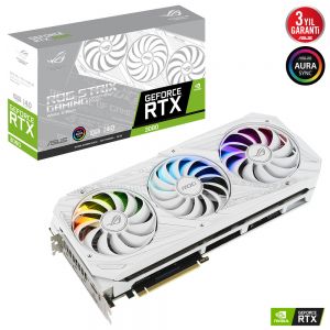 Asus ROG Strix GeForce RTX 3080 White Edition V2 LHR 10GB 320 Bit Ekran Kartı